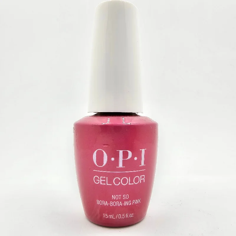 Quick-dry nail topper-OPI GC S45 NOT SO BORA-BOARING PINK