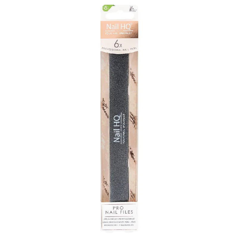 Eco-friendly nail gel-Nail HQ Professional Nail Files (x6)