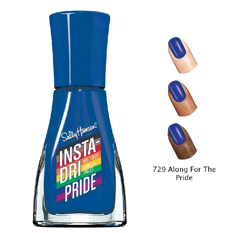 Durable nail gel topper-Sally Hansen Insta-Dri Pride Nail Colour Nail Polish 729 Along For The Pride