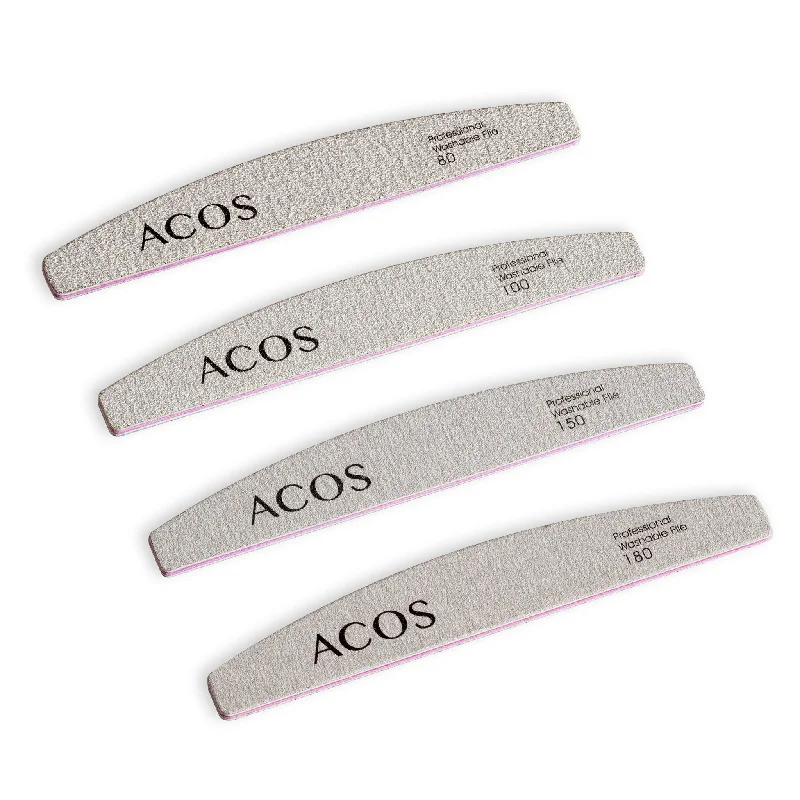 Sparkly nail gel overlay-ACOS Endurance Premium Nail Files