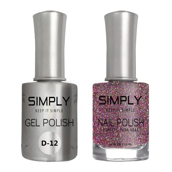 Pastel nail varnish shades-D012 - SIMPLY MATCHING DUO