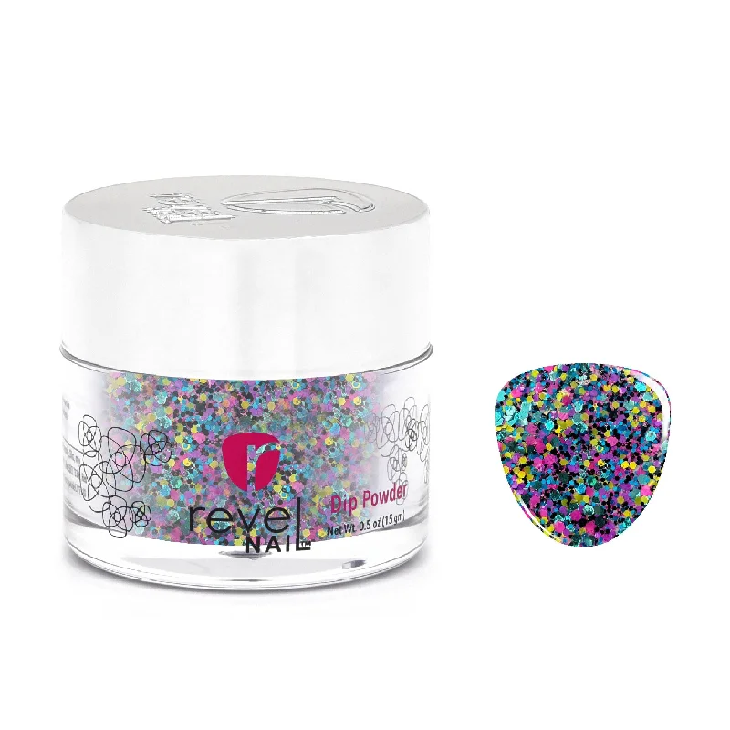 Salon-quality nail dip-D705 Mania Multi Glitter Dip Powder