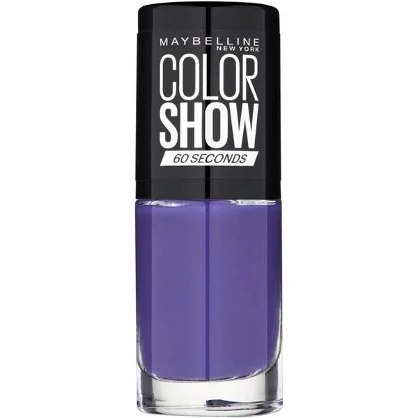 Portable nail rack-Maybelline Color Show 60 Seconds Nail Polish 336 Violet Vogue