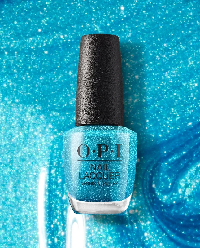 Scented nail polish remover-OPI NAIL LACQUER - NLB54 - TEAL THE COWS COME HOME