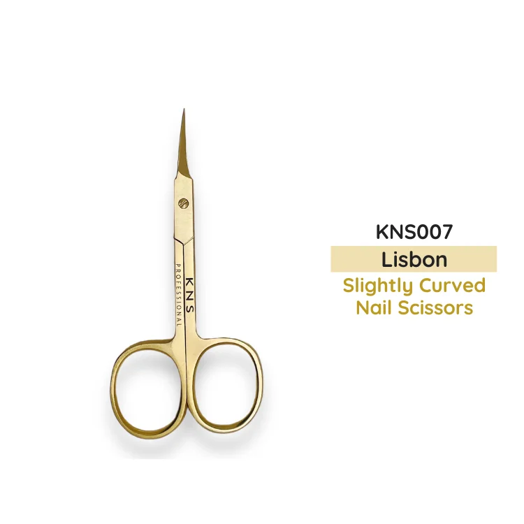 Professional nail acrylic kits-Lisbon – Cuticle Scissors Semi-Curved