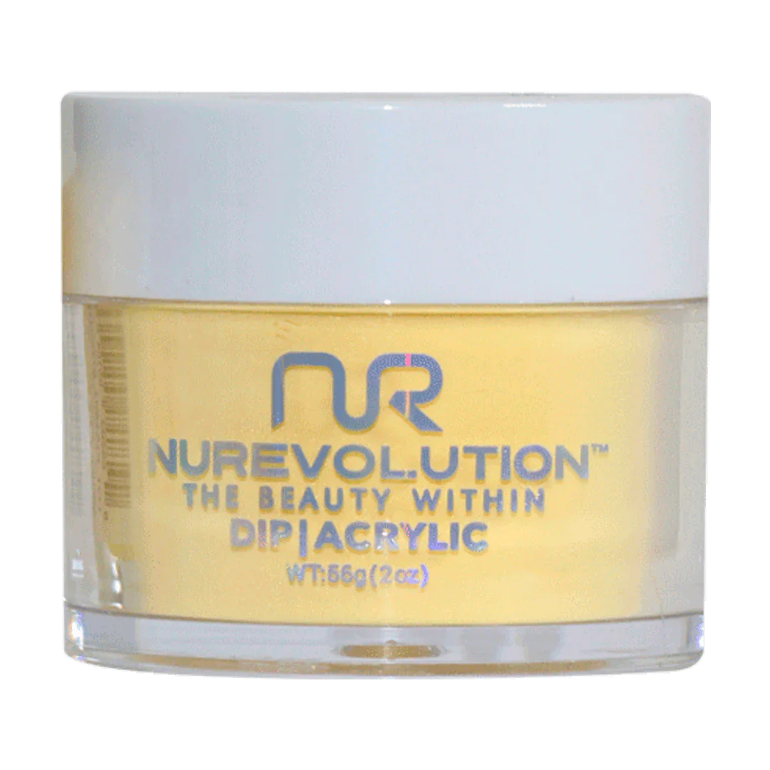 UV-cured nail varnish-NuRevolution Trio Dip/Acrylic Powder 104 Lemonade Stand