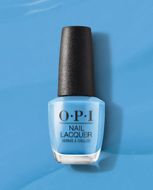 Glitter nail gel topper-OPI NAIL LACQUER - NLB83 - NO ROOM FOR THE BLUES