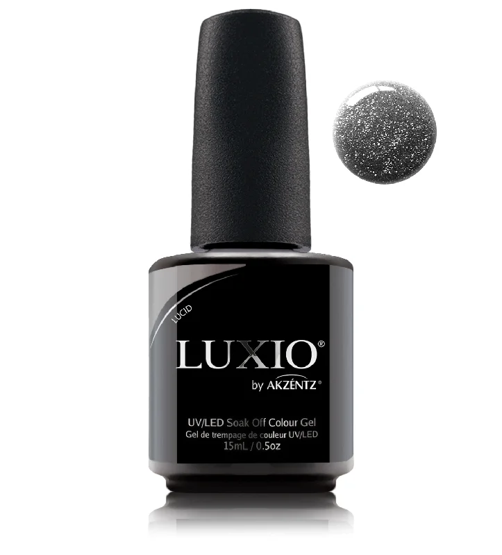 Long-wear nail gel polish-Luxio Lucid (glitter), Gel Polish