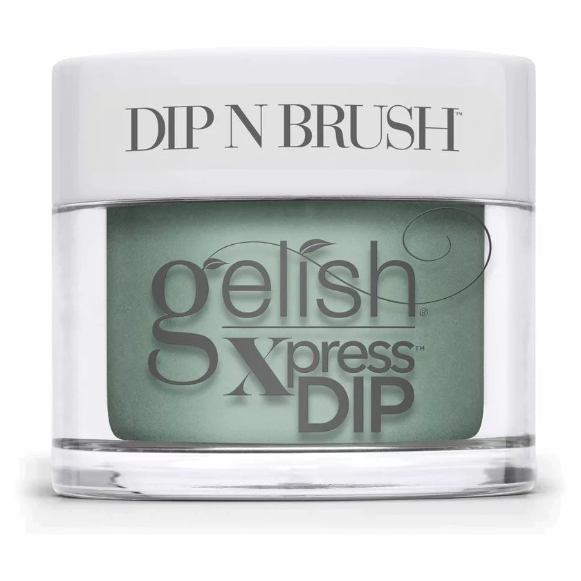 Instant-dry nail topper-GELISH Dip & Brush - 827 Sea Foam - 1.5oz