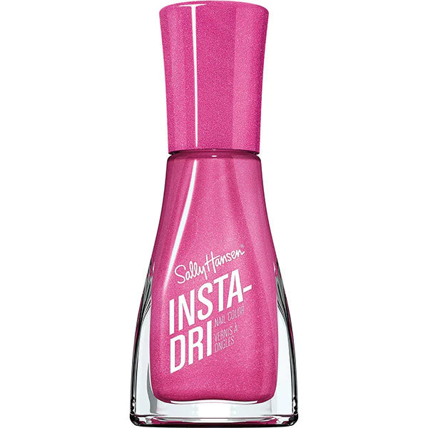 Quick-dry nail gloss spray-Sally Hansen Insta-Dri Nail Colour Nail Polish 293 Pumped Up Pink