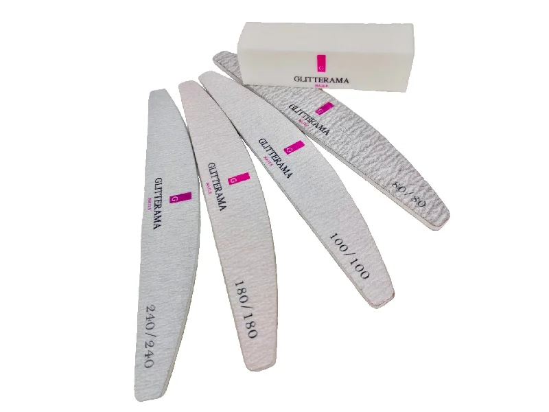 Non-damaging nail adhesive-Nail File 80 Grit