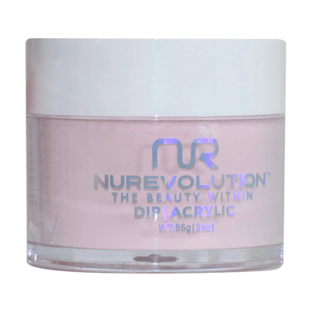 Chrome nail gel-NuRevolution Trio Dip/Acrylic Powder 138 Almond Blossom