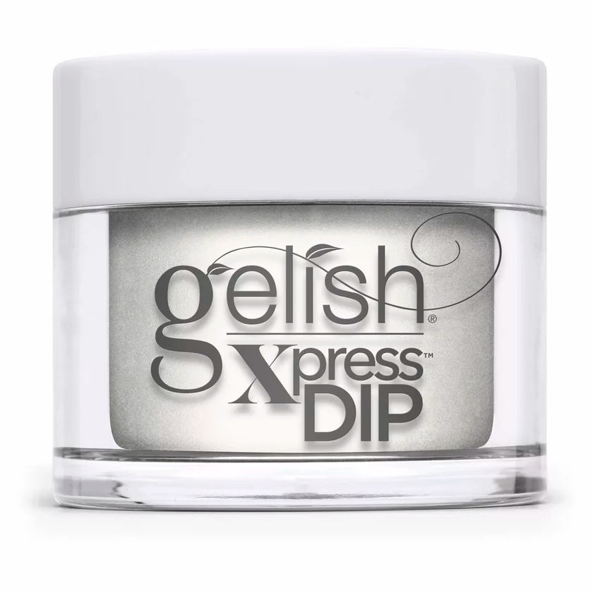 Anti-chip nail topper-GELISH Dip & Brush - 811 Sheek White - 1.5oz