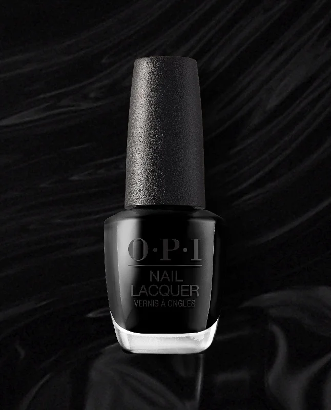 Pastel nail gel colors-OPI NAIL LACQUER - NLT02 - BLACK ONYX