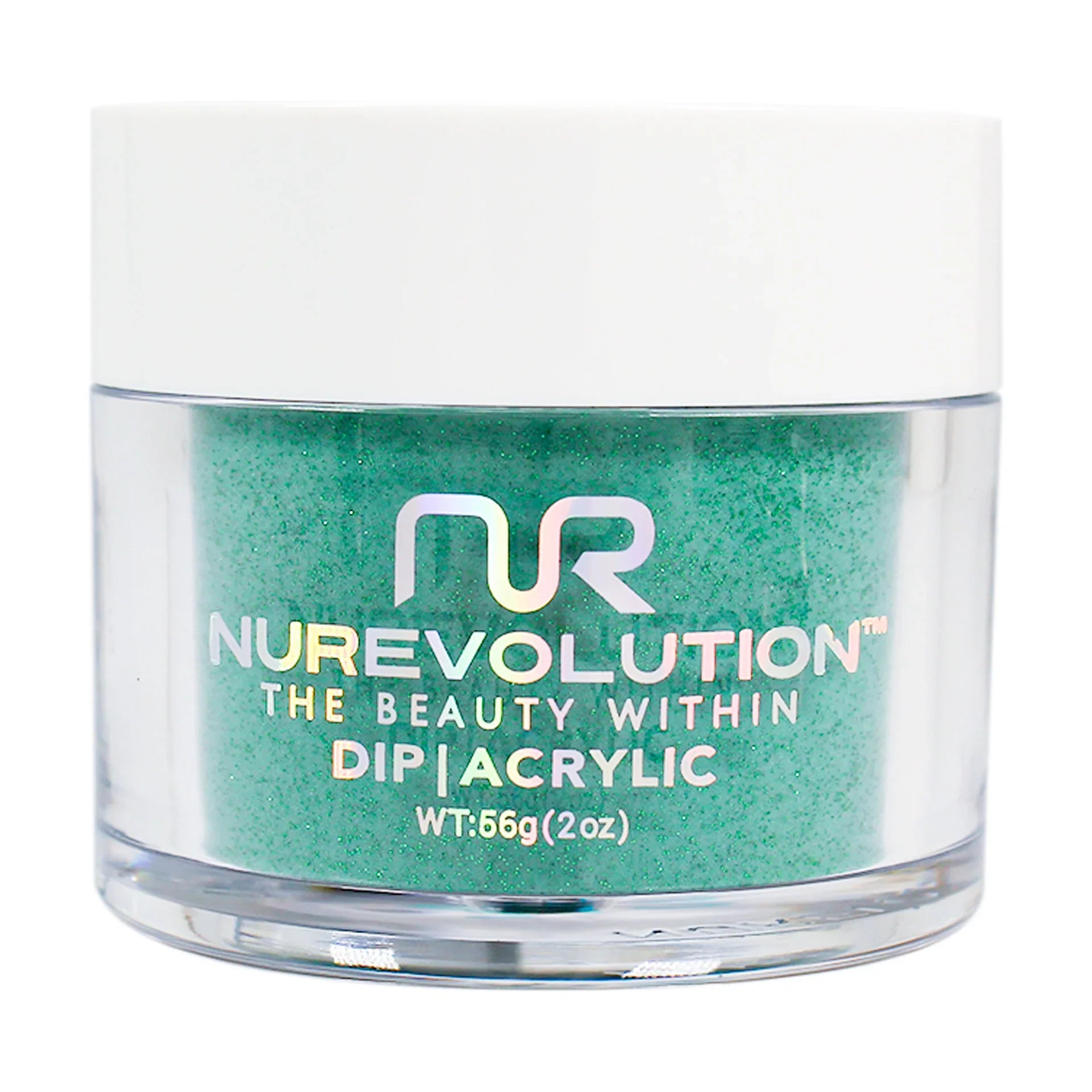 Eco-friendly nail varnish-NuRevolution Trio Dip/Acrylic Powder 213 Inky Kiwi