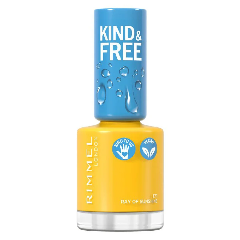 Professional nail dip kits-Rimmel London Kind & Free Nail Polish 171 Ray Of Sunshine