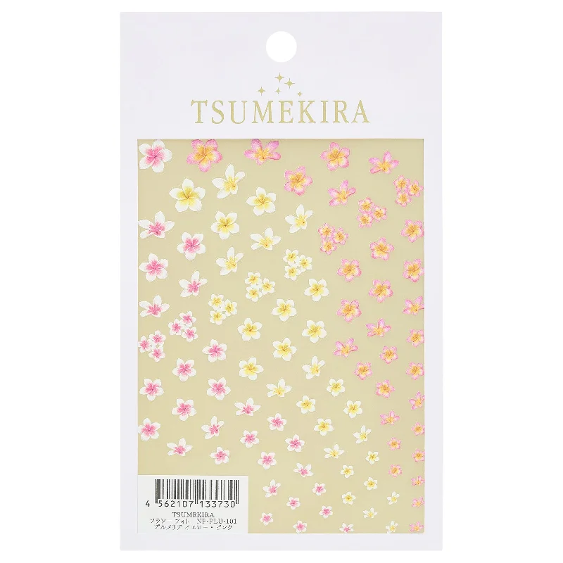 Quick-dry nail top coat-PLUMERIA STICKERS | NP-PLU-101