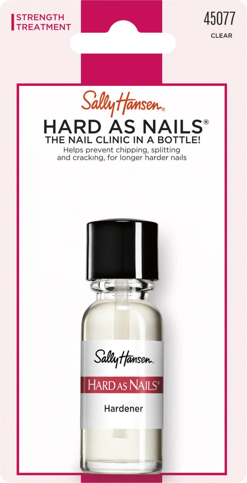 Chrome nail art powder-Sally Hansen Hard As Nails Hardener Clear