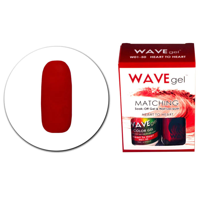 Quick-dry nail polish spray-WAVE GEL MATCHING SET #050 - Heart to Heart