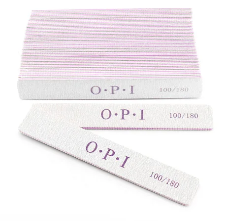 Moisturizing nail remover-OPI Rectangular Thick Nail File 100/180