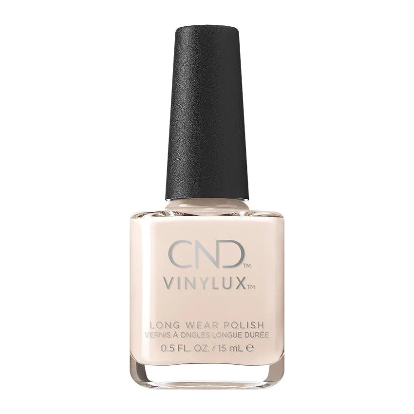 Pastel nail gel tones-CND VINYLUX - Linen Luxury #401