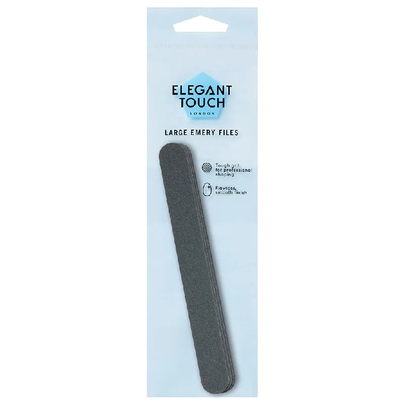 Strengthening nail top coat-Elegant Touch Large Emery Files