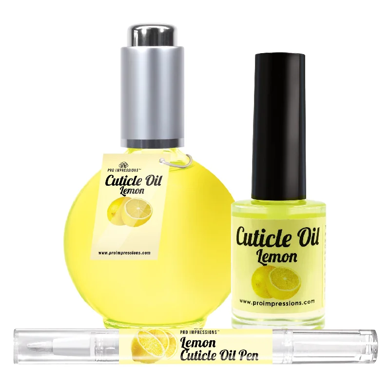 Salon-quality nail dip-Lemon Scented Cuticle Oil