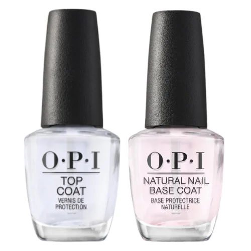 Dual-color nail polish-OPI Natural Nail Top & Base