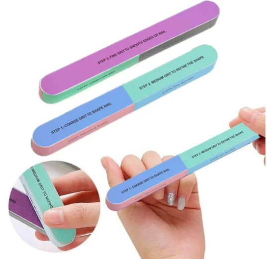 Flexible nail glue-7 Way Nail File and Buffer Block