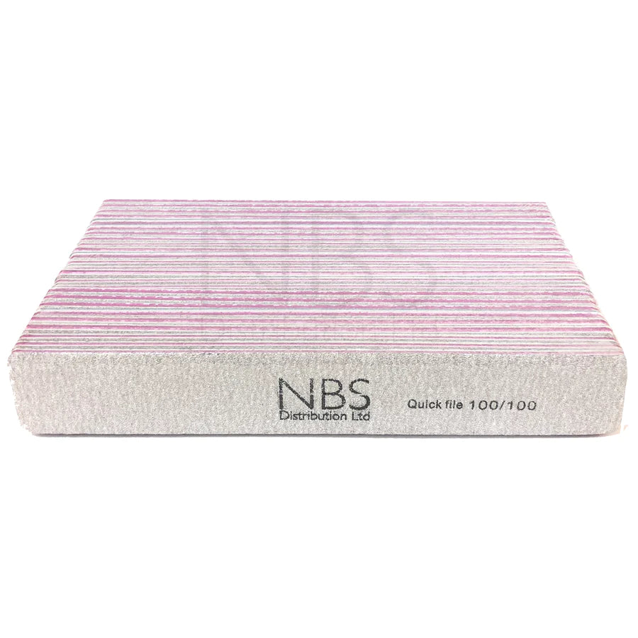 Instant-set nail top coat-NBS File Square 180/180