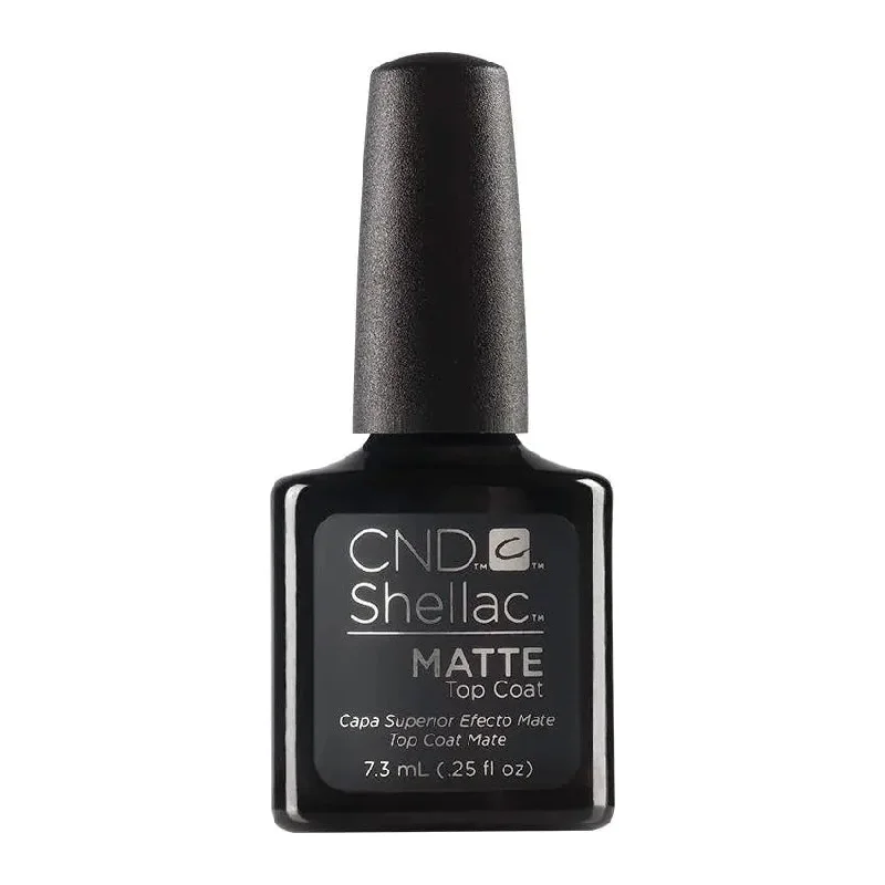 Gemstone nail art accents-CND Shellac Matte Top Coat