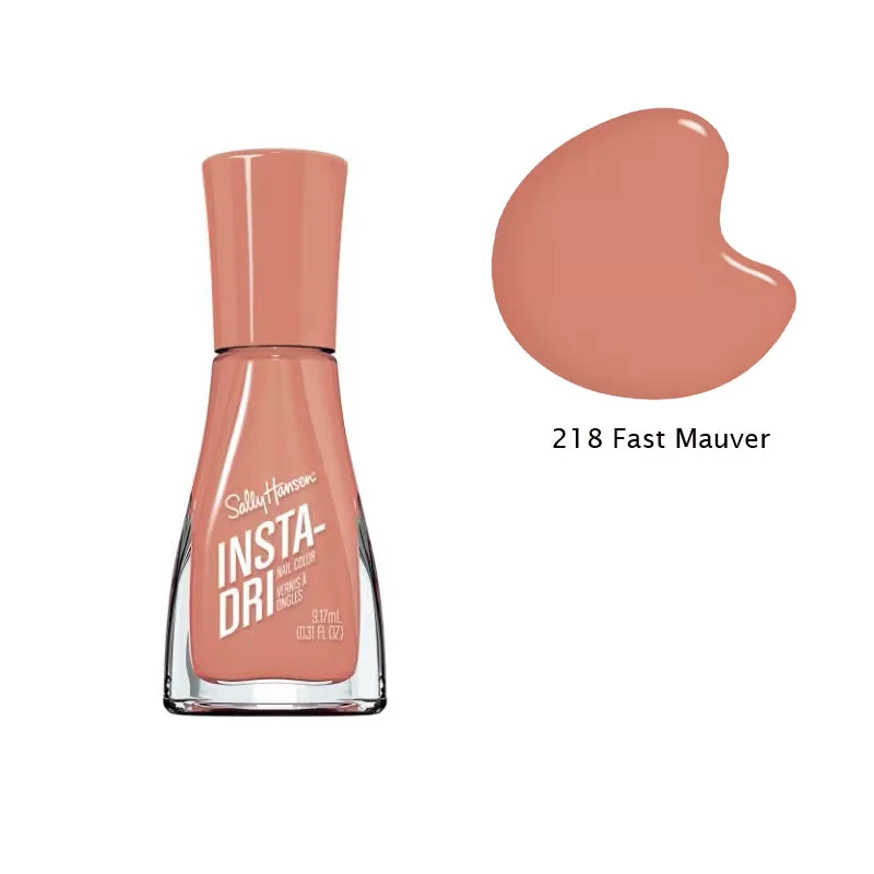 Rechargeable nail lamp-Sally Hansen Insta-Dri Nail Colour Nail Polish 218 Fast Mauver