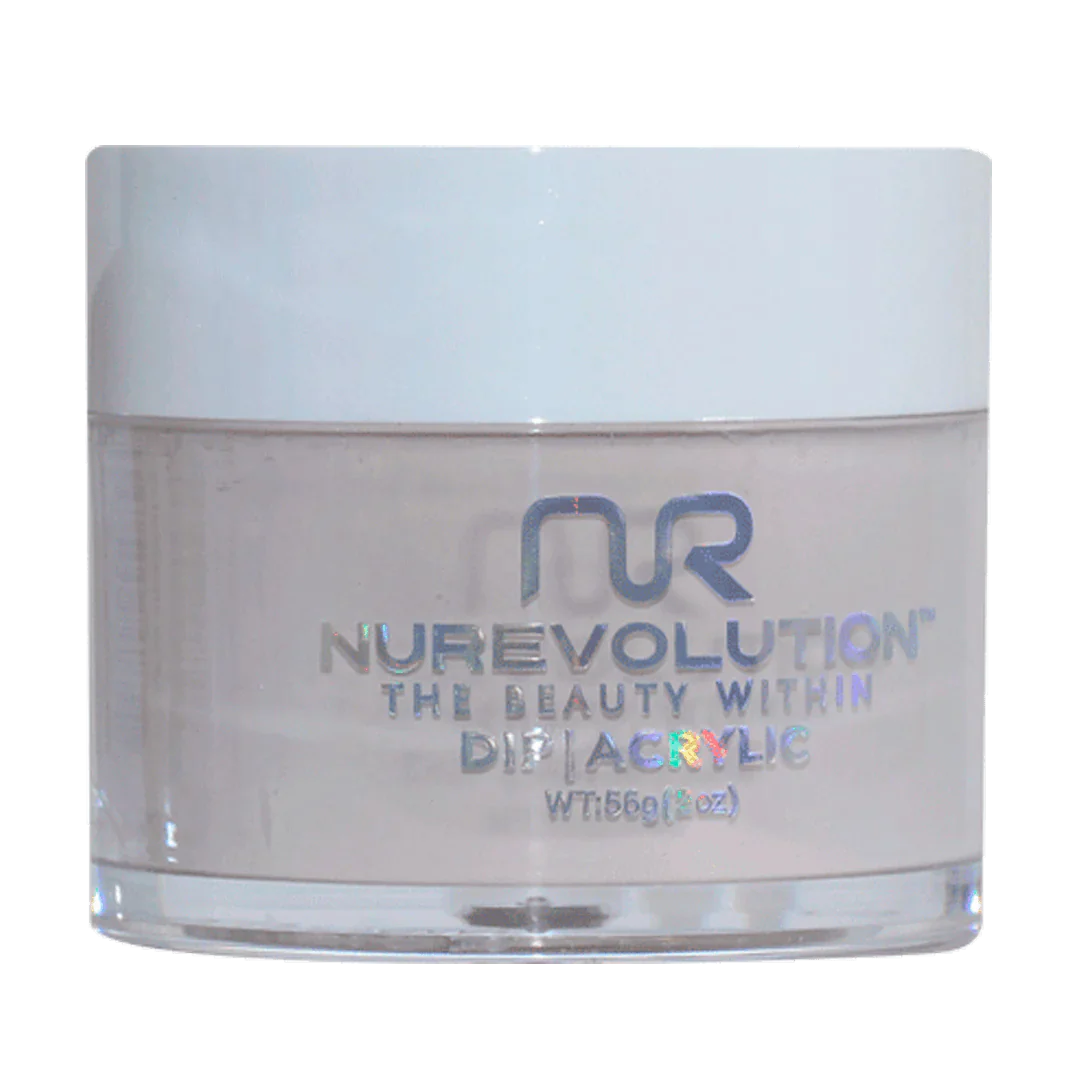 Moisturizing nail remover-NuRevolution Trio Dip/Acrylic Powder 089 Hazelnut