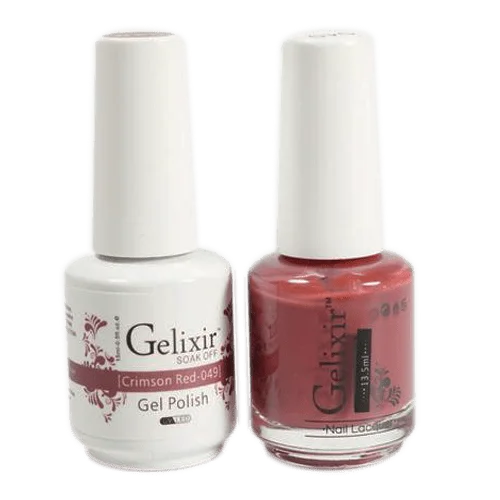 Moisturizing nail cuticle oil-GELIXIR GEL COLOR  - GLX049 - Duo Gel & Polish 0.5oz