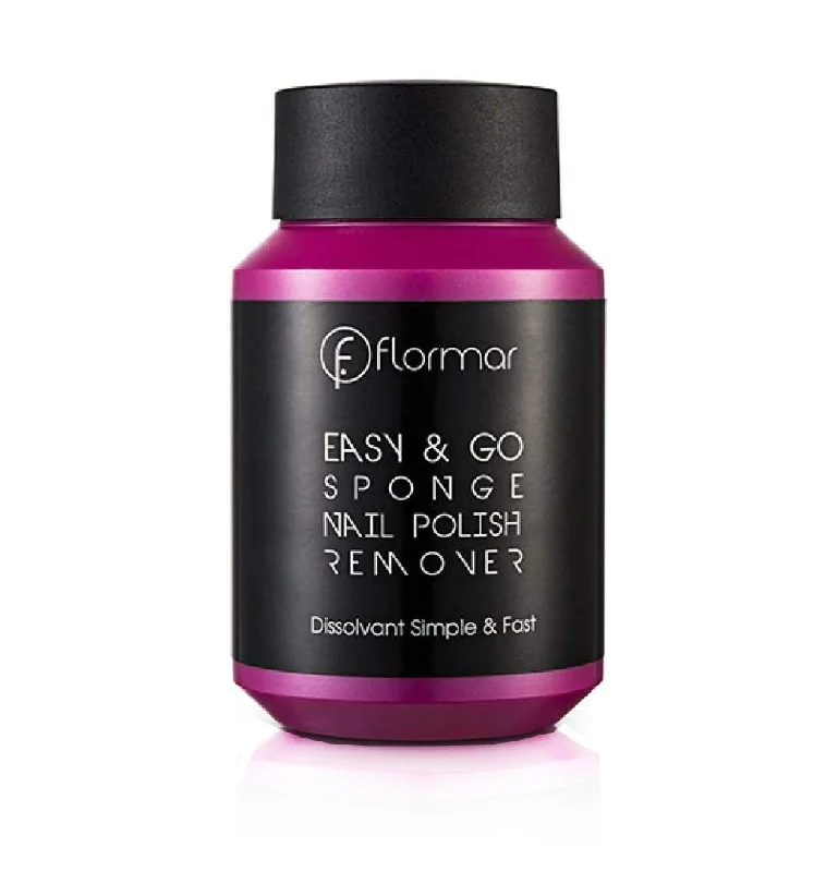 Gel nail polish essentials-Flormar Nail Polish Remover Sponge (75ml)