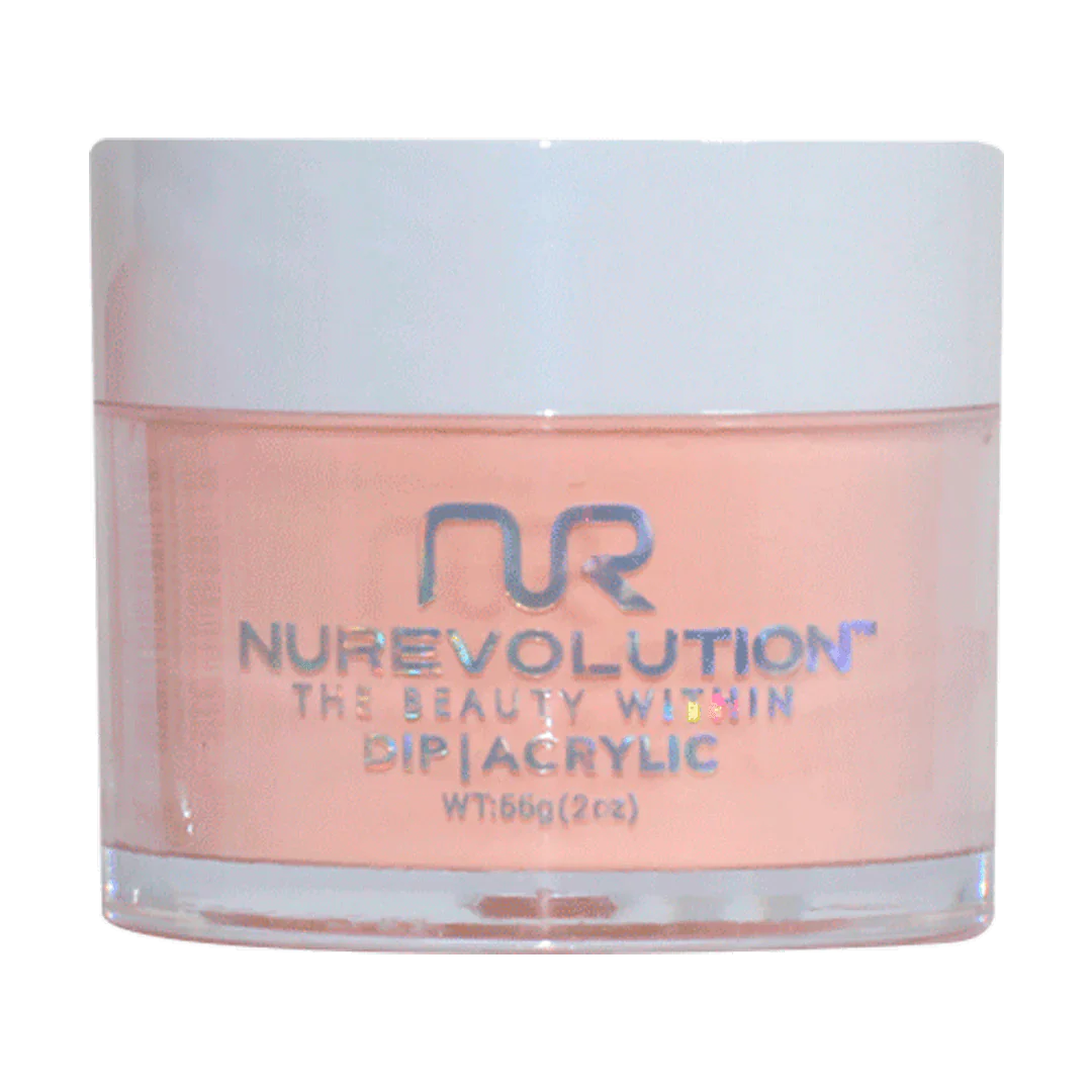 Strengthening nail gel-NuRevolution Trio Dip/Acrylic Powder 086 Peachers'n Cream