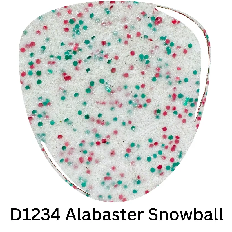 Shiny nail polish sealant-D1234 Alabaster Snowball Holiday Dip Powder