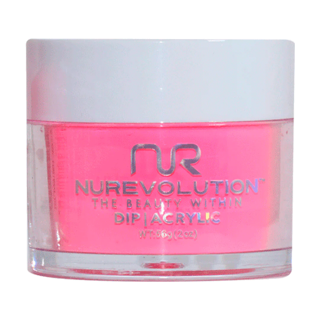 Nude nail polish colors-NuRevolution Trio Dip/Acrylic Powder 107 Paradiso