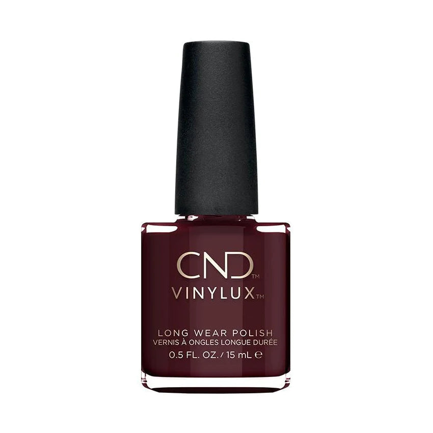 UV-cured nail polish kits-CND VINYLUX - Black Cherry #304