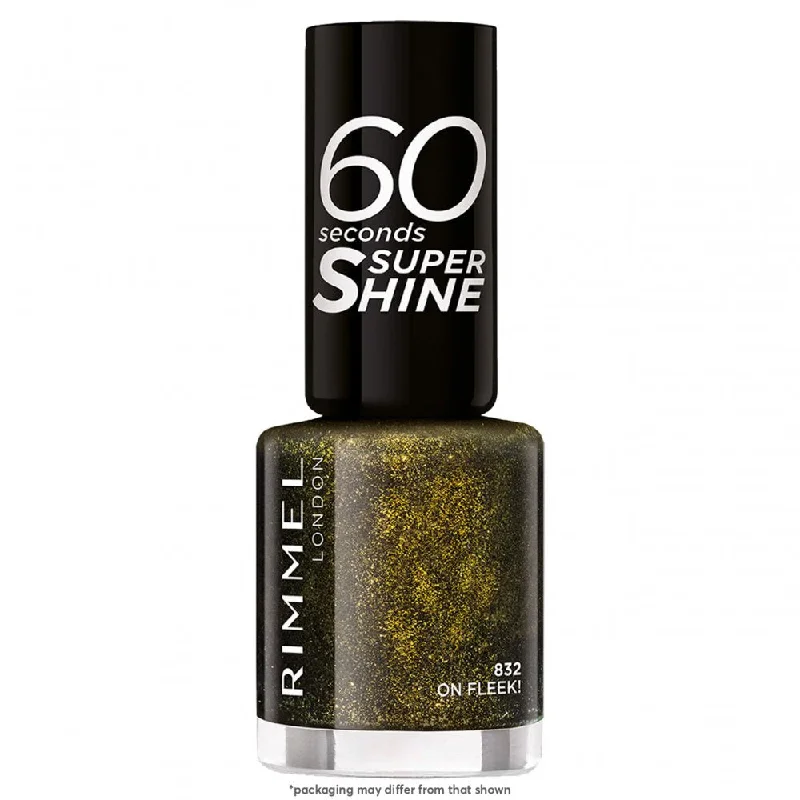 Odorless nail acrylic liquid-Rimmel London 60 Seconds Super Shine Nail Polish 832 On Fleek!