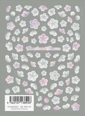 Quick-set nail gloss-TRANSLUCENT FLOWERS | NN-SKH-101