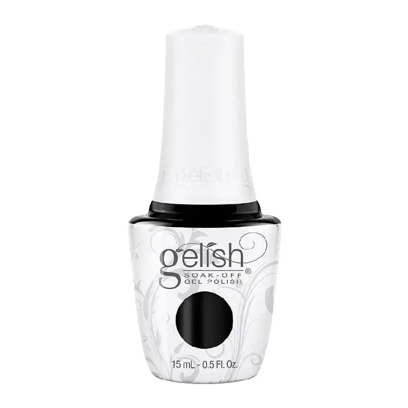 Mirror-effect nail powder-Gelish Soak-Off Gel Polish Black Shadow