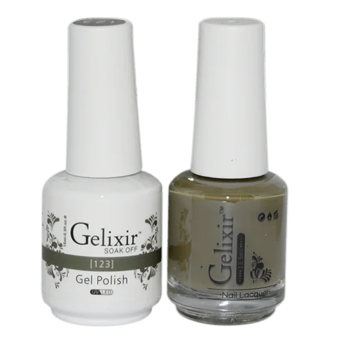 Sparkle nail art gems-GELIXIR GEL COLOR  - GLX123 - Duo Gel & Polish 0.5oz