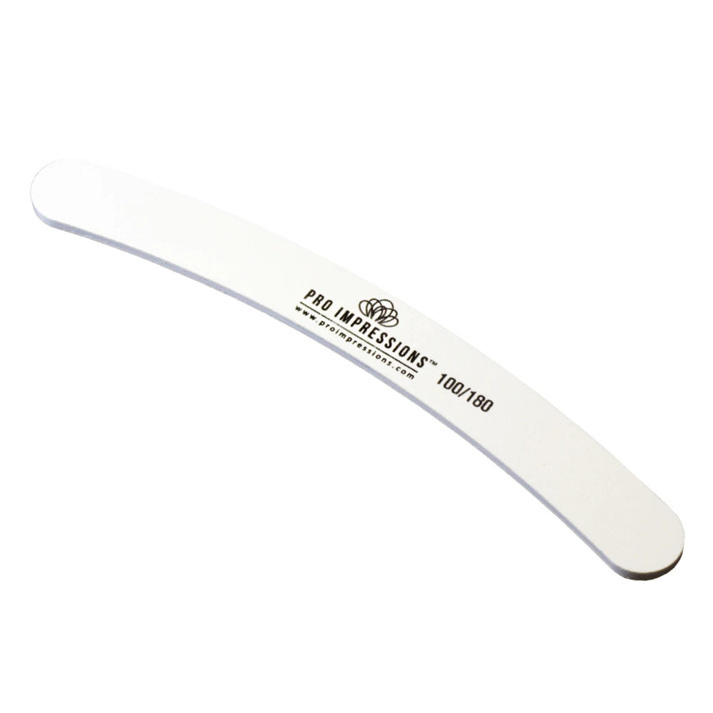 Long-lasting nail varnish-Boomerang Nail File - 100/180 Grit