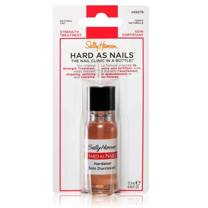 Protective nail base coat-Sally Hansen Hard As Nails Hardener Natural Tint