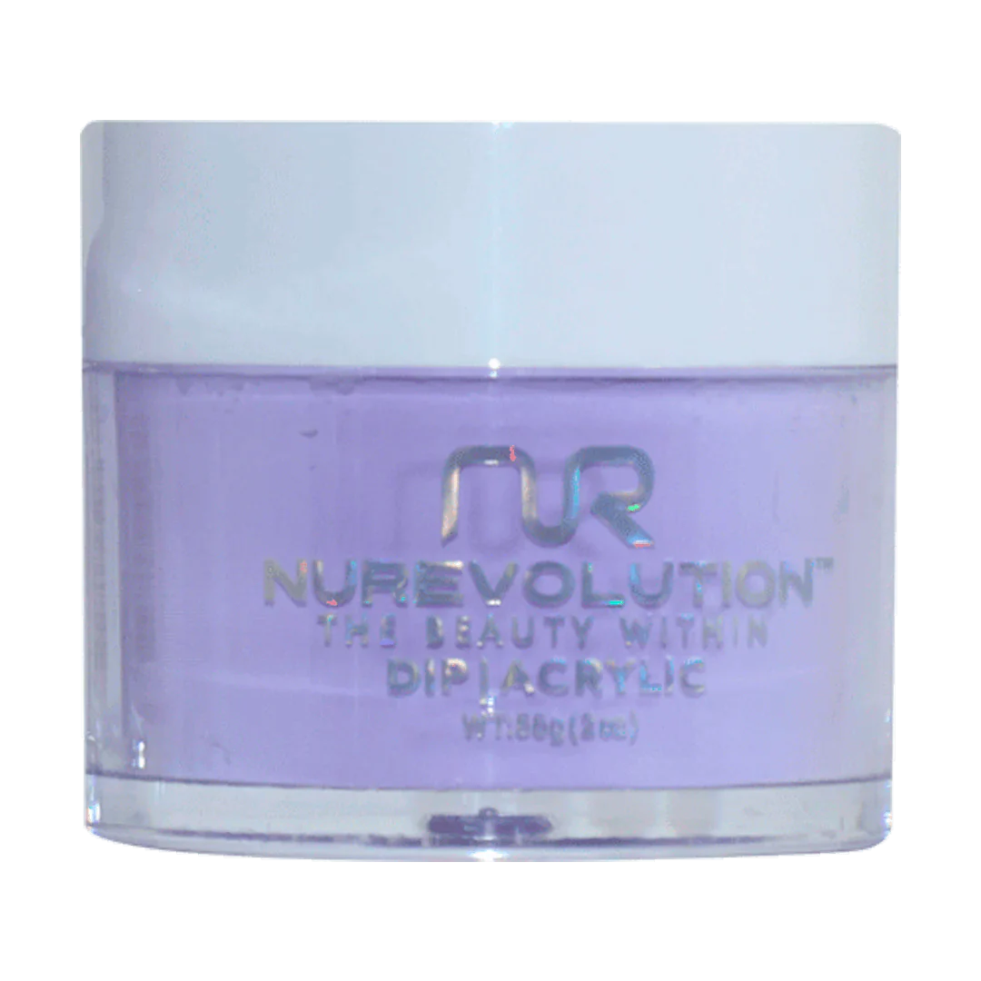 Gentle nail cuticle cream-NuRevolution Trio Dip/Acrylic Powder 025 Purple Haze