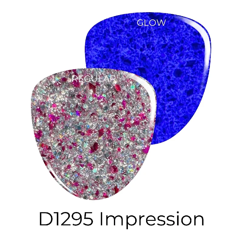 Instant-set nail top coat-D1295 Impression Glow Dip Powder