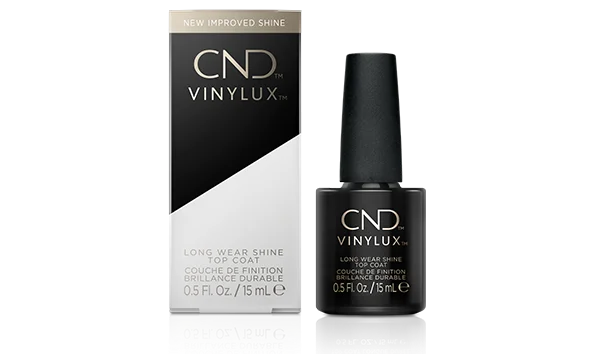 Smooth nail gel topper-CND VINYLUX TOP COAT .5 OZ