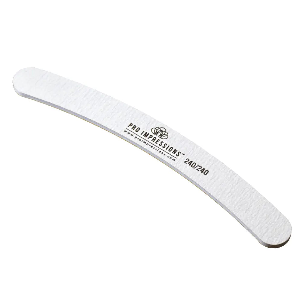 Bright nail polish tones-Boomerang Nail File - 240/240 Grit