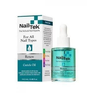 Gel nail polish removal kit-Nail Tek - Renew Anti-Fungal Cuticle Oil - #55820